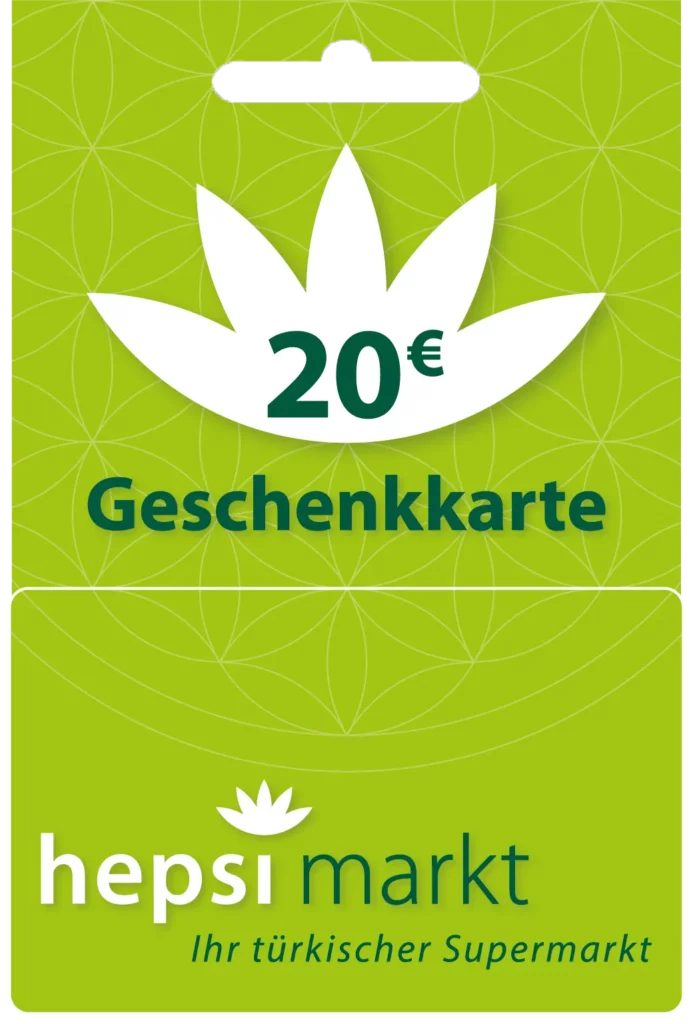 Geschenkkarte 20 Euro