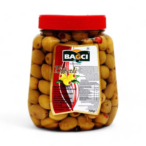 Bagci Grüne Oliven Mit Paprika 700g