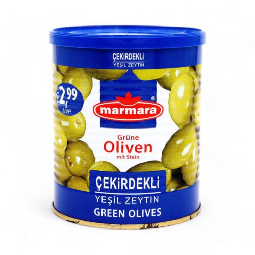 Marmara Grüne Oliven mit Stein 400g