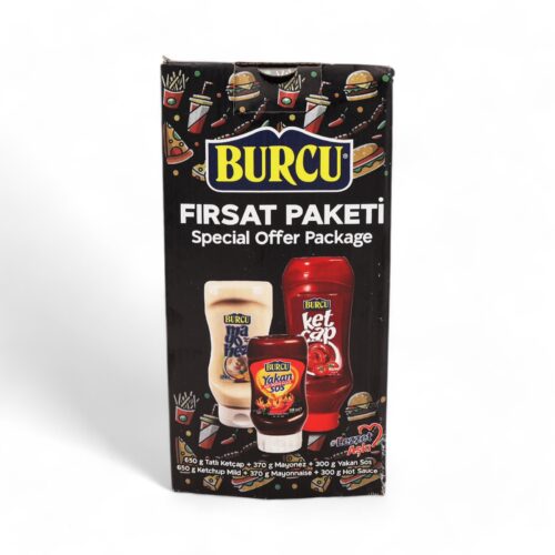 Burcu 3lü Set Ketchup Mayo Sos
