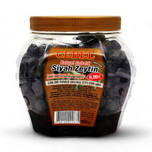 Cebel Cok Iri Siyah Zeytin 1kg