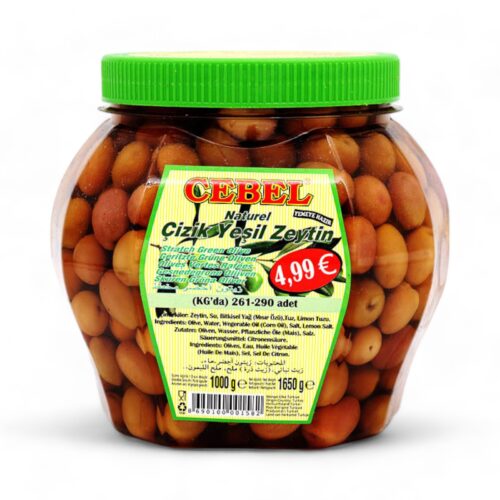 Cebel Geritzte Grüne Oliven 1KG