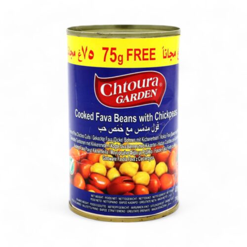 Chtoura Foul Chickpeas 400g+75g