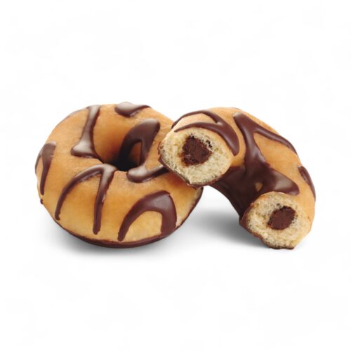 Donut gefüllt mit Kakao Creme