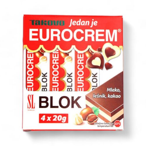 Eurocrem Blok 4x20g