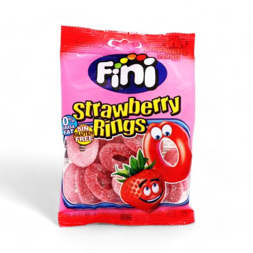 Fini Strawberry Rings 75g