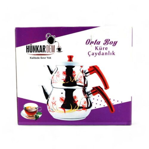 Aile Boy Celik Caydanlik/Teekanne Groß