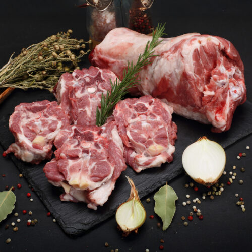 Lamm Hals Mariniert Helal Qualität