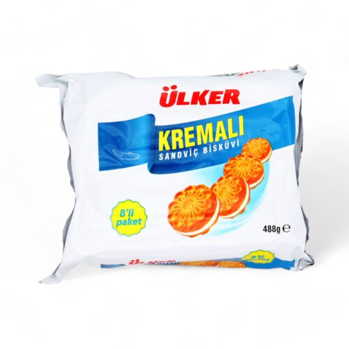 Ülker Kremali Bisküvi 8 li Paket 488g