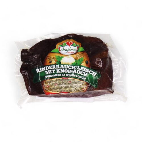 Brajlovic Rinderrauchfleisch mit Knoblauch