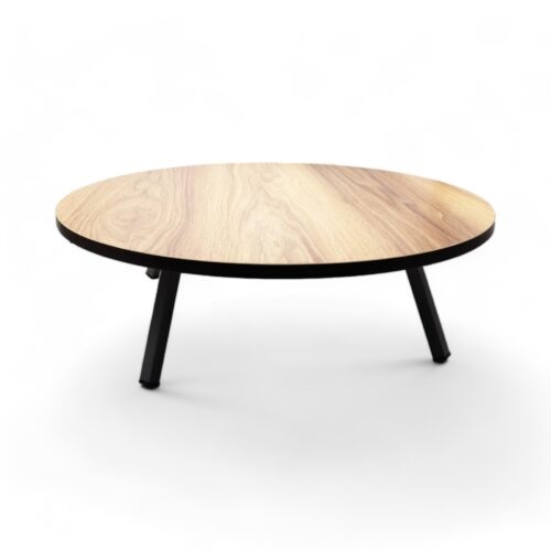 Sofra 70cm/ Chipboard Table mit Metalfüße