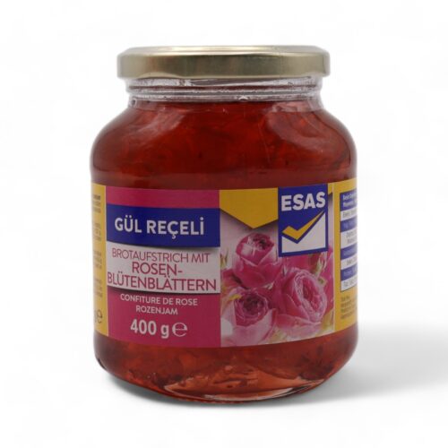 ESAS Brotaufstrich mit Rosenblütenblättern 400g