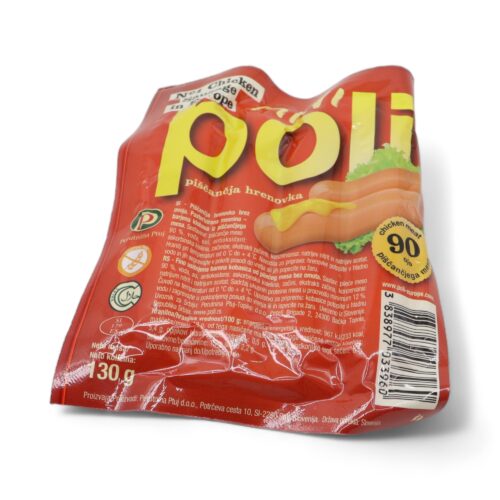 Poli Mini Chicken Frankfurter 130g