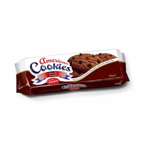 Vincinni American Cookies Choco&Coconut 160g