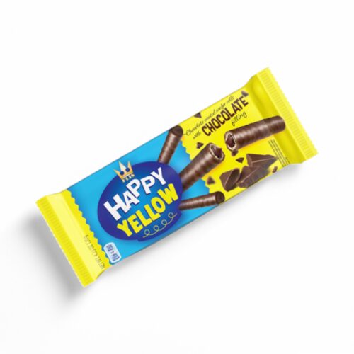 Flis Happy Yellow Chocolate Rolls 120g