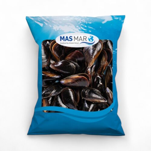 Ganze Miesmuscheln Gekocht 40/60 1kg