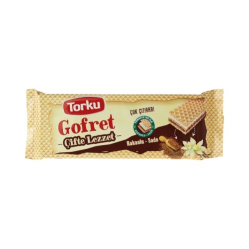 TORKU Cifte Lezzet Gofret Van. & Kakao